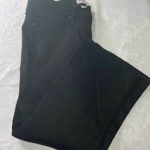 J.Crew Billie Black Demi Boot Cut Crop Jeans Women Size 31 Petite